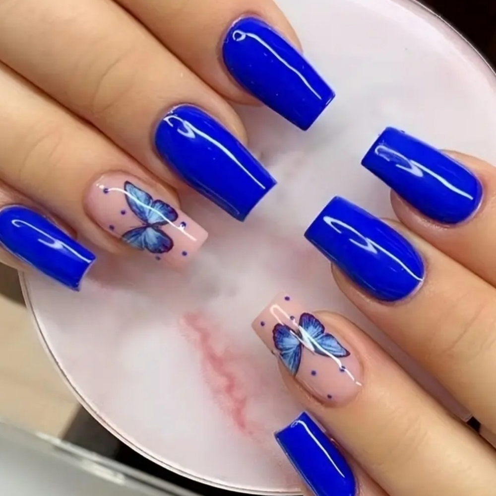 24 Pieces Fake Press On Nails
